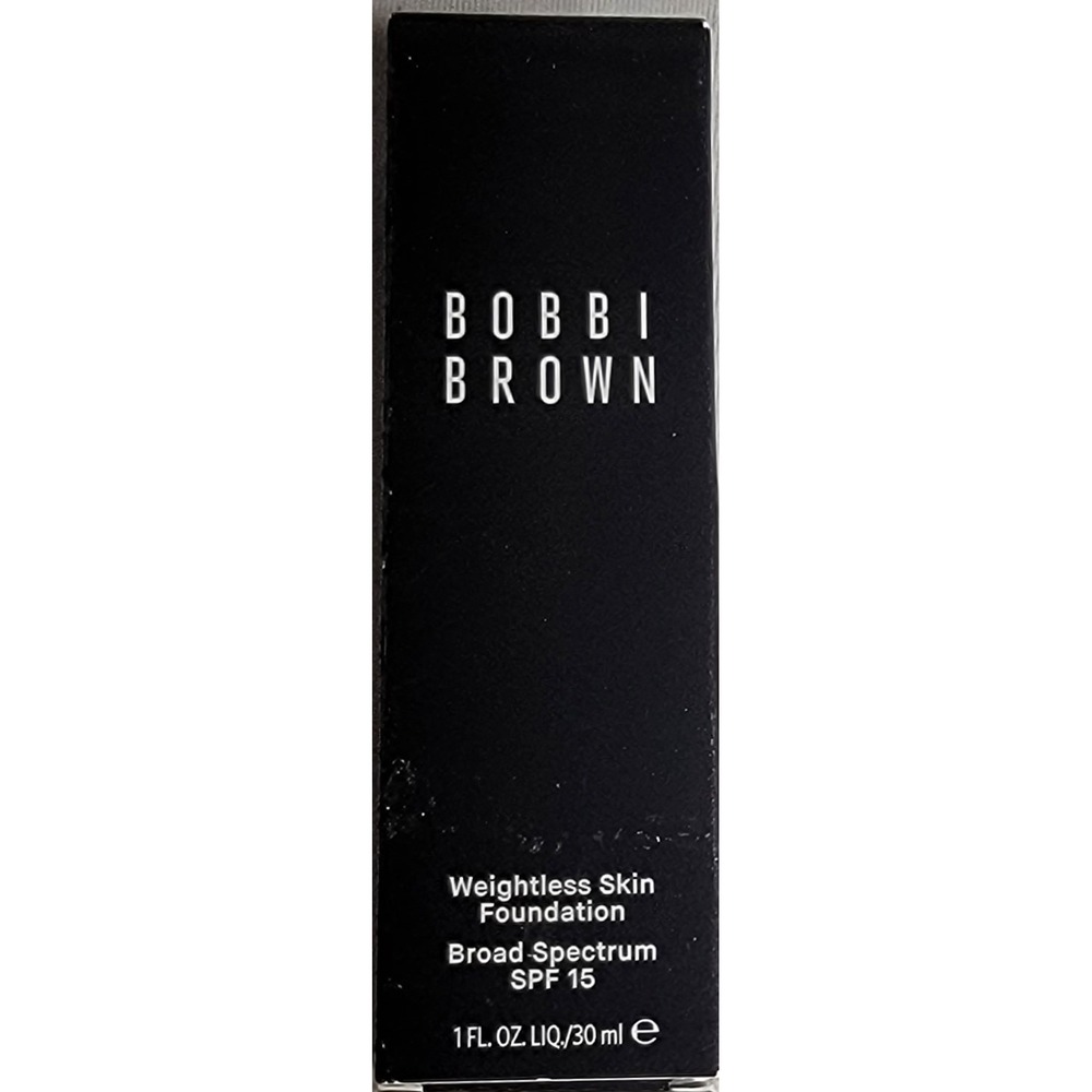 Bobbi Brown Weightless Skin Foundation SPF 15 W-114 Warm Espresso 1oz New